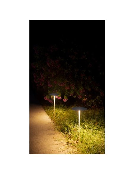 Balise LED d'extérieur YORU SPIKE 3W IP65 blanche ou noire en 2700K ou 3000K 400lm/410lm