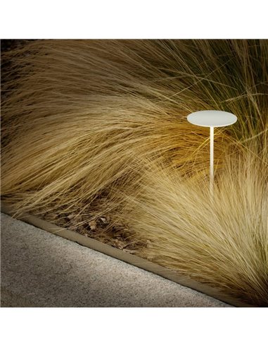 Balise LED d'extérieur YORU SPIKE 3W IP65 blanche ou noire en 2700K ou 3000K 400lm/410lm