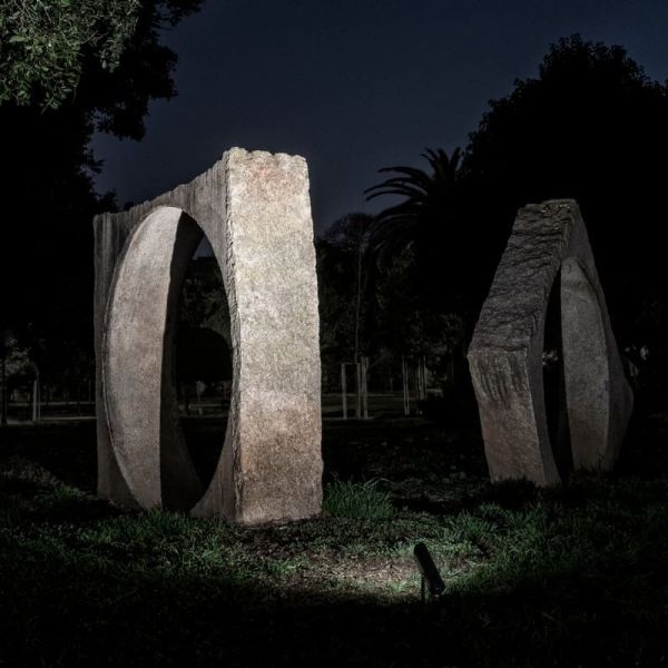 Projetor LED para exterior SKIP FLOOD, ângulo de feixe de 35º, 5,5 W IP65 cinza ou ferrugem em 2700 K ou 3000 K 620 lm/660 lm