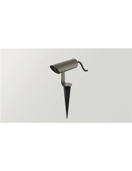 Projetor LED para exterior SKIP FLOOD, ângulo de feixe de 35º, 5,5 W IP65 cinza ou ferrugem em 2700 K ou 3000 K 620 lm/660 lm