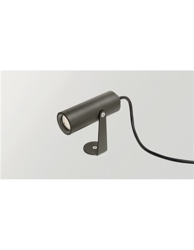 Projetor LED para exterior SKIP FLOOD, ângulo de feixe de 35º, 5,5 W IP65 cinza ou ferrugem em 2700 K ou 3000 K 620 lm/660 lm