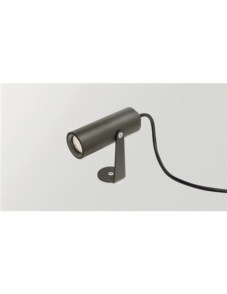 Projecteur LED d'extérieur design SKIP FLOOD, angle de faisceau de 35º, 5,5 W IP65 Gris ou rouille en 2700 K ou 3000 K 620 lm/66