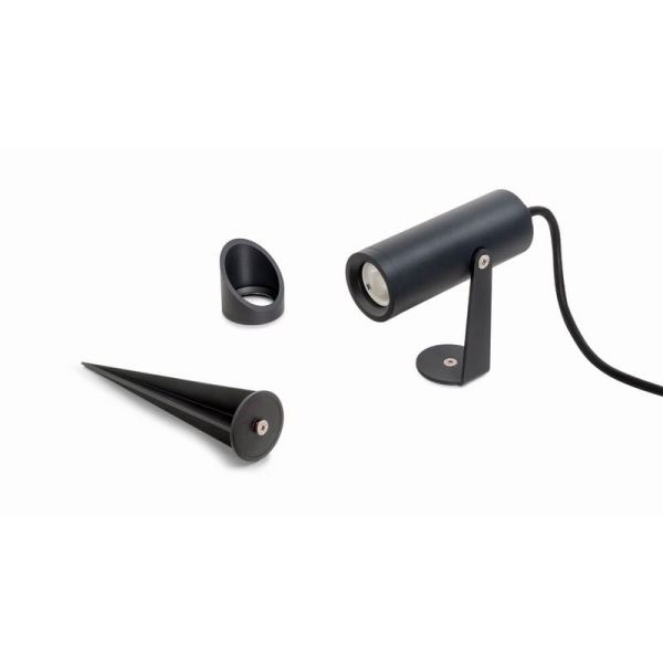 Projetor LED para exterior SKIP FLOOD, ângulo de feixe de 35º, 5,5 W IP65 cinza ou ferrugem em 2700 K ou 3000 K 620 lm/660 lm