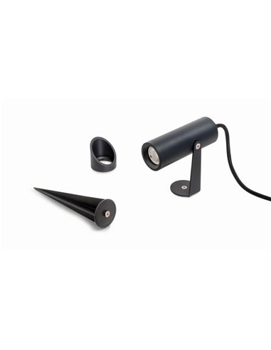 Proyector LED de diseño SKIP DIM DALI SPOT, 19º Ángulo de Haz, 5,5W IP65 Gris o óxido Dimmable 2700K o 3000K 620lm/660lm 