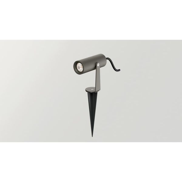 Projetor LED SKIP DIM DALI FLOOD designer, ângulo de feixe de 35º, 5,5W IP65 cinza ou óxido regulável 2700K ou 3000K 620lm/660lm