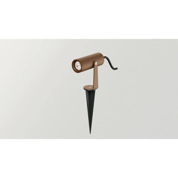 SKIP DIM DALI MEDIUM projetor LED de design, ângulo de feixe de 29º, 5,5W IP65 cinza ou óxido regulável 2700K ou 3000K 620lm/660