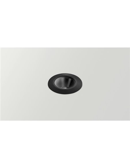 Foco Empotrable de Suelo LED negro DARK 19º para iluminar y destacar cualquier estructura o cosa 2700K / 3000K / 4000K