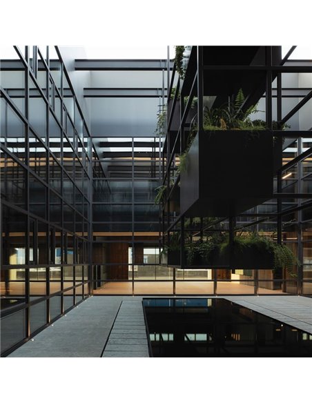 Refletor embutido LED preto 19º para iluminar e destacar qualquer estrutura ou coisa 2700K / 3000K / 4000K