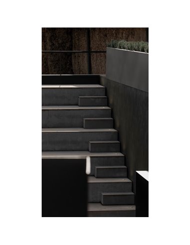 Spot encastrable au sol LED DARK 19º Noir pour éclairer et mettre en valeur n'importe quelle structure ou objet 2700K / 3000K / 