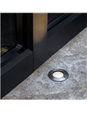 Empotrable de suelo LED antideslumbrante DARK HONEYCOMB SPOT negro/acero 2700K / 3000K / 4000K