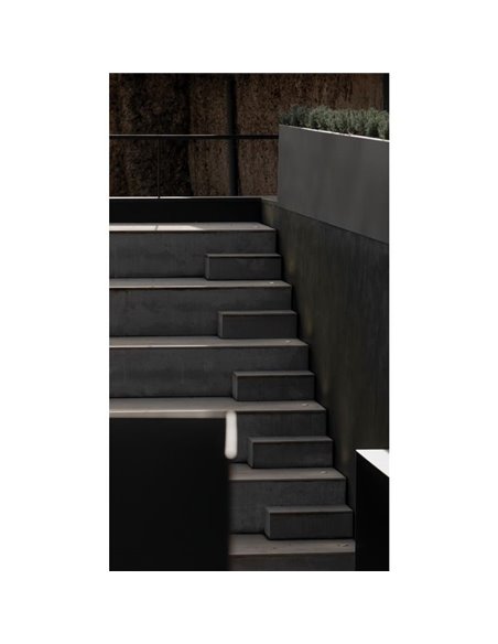 Encastré au sol LED antiéblouissant DARK HONEYCOMB SPOT noir/acier 2700K / 3000K / 4000K