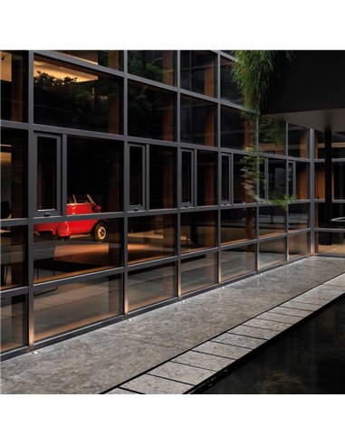 Empotrable de suelo LED antideslumbrante DARK HONEYCOMB SPOT negro/acero 2700K / 3000K / 4000K