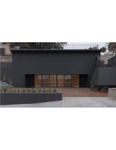 Empotrable de suelo LED antideslumbrante DARK HONEYCOMB FLOOD de 30º negro/acero 2700K / 3000K / 4000K