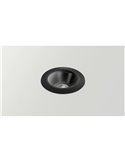 Foco Empotrable LED de suelo DARK M de 38º de haz de luz negro 2700K / 3000K / 4000K