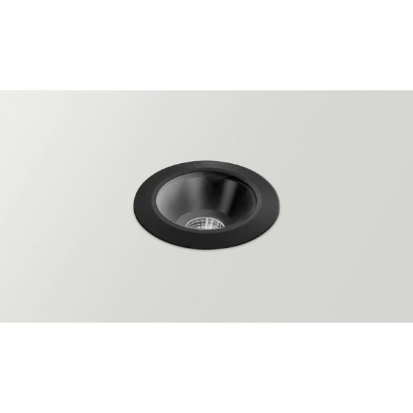 Foco Empotrable LED de suelo DARK M de 38º de haz de luz negro 2700K / 3000K / 4000K