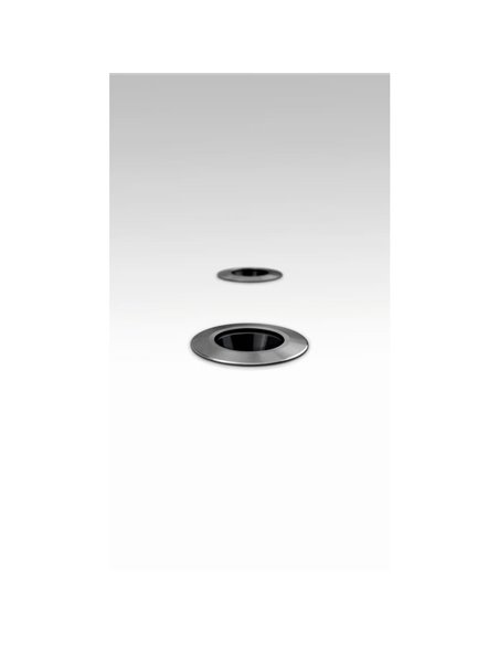 Foco Empotrable LED de suelo DARK M de 38º de haz de luz negro 2700K / 3000K / 4000K