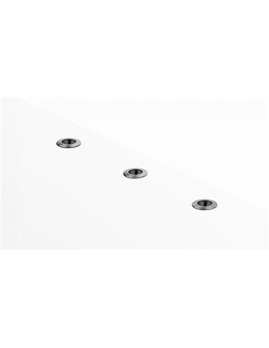 Foco Empotrable LED de suelo DARK M de 38º de haz de luz negro 2700K / 3000K / 4000K