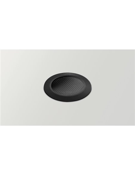 Empotrable de suelo LED antideslumbrante DARK M HONEYCOMB de 34º negro/acero 2700K / 3000K / 4000K