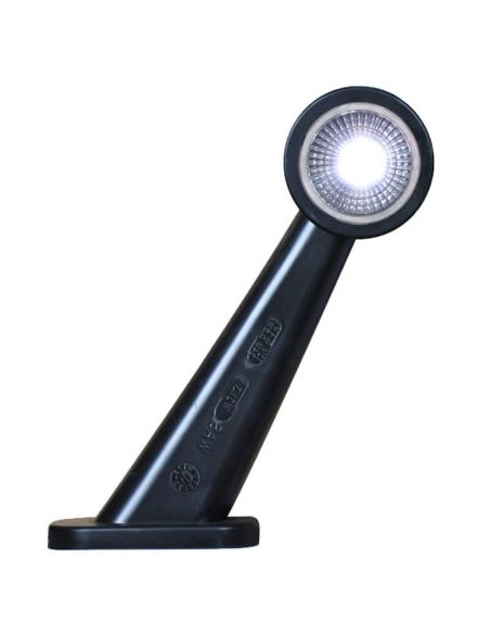 Galibo LED Diagonal Abajur Transparente Led Vermelho e Led Branco W21.3RF