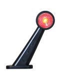 Galibo LED Abat-jour Diagonal Transparent Led Rouge et Led Blanche W21.3RF