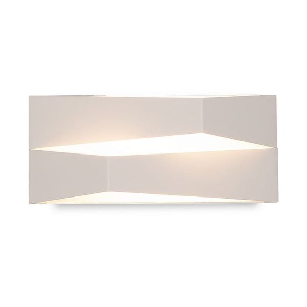 Aplique de pared LED 10W 3000K FUJI 3000K 920 Lm blanco/negro