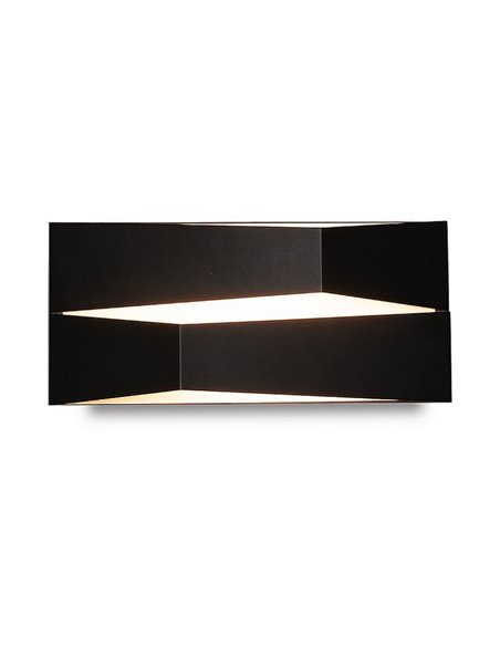 Applique murale LED 10W 3000K FUJI 3000K 920 Lm blanc/noir