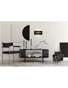 Aplique de pared LED 10W 3000K FUJI 3000K 920 Lm blanco/negro 2