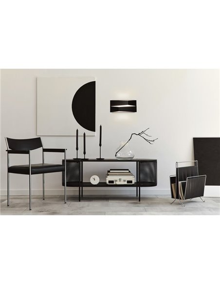 Applique murale LED 10W 3000K FUJI 3000K 920 Lm blanc/noir
