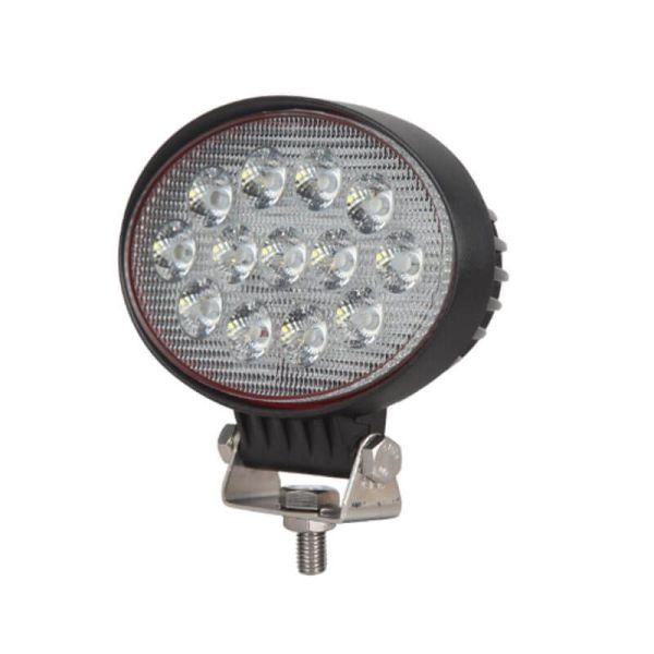 Phare LED ovale optique de travail puissante 39W 3100Lm avec connecteur Deutsch CA 5751
