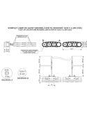 Luz Diurna LED Homologada Pack 2 Unidades 3 Tipos de Sujección 12V - 24V Horpol | LeonLeds