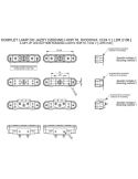 Luz Diurna LED Homologada Pack 2 Unidades 3 Tipos de Sujección 12V - 24V Horpol | LeonLeds