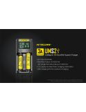 Cargador de Batería Nitecore UMS2 de 2 ranuras con pantalla LCD Nitecore