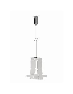 Conexión intermedia con cable fijación HANOK Blanco