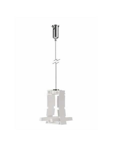 Conexão intermediária com cabo de fixação HANOK Branco