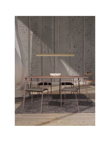 Lampe Linéaire LED Minimaliste HANOK 38W 3000K 110º Sable 3000K 2850 Lm