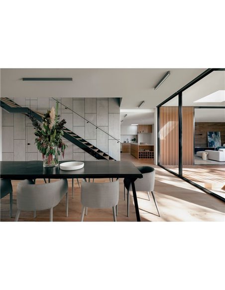 Plafón LED de techo HANOK 38W 110º Negro 3000K-2850 Lm / 4000K-3000 Lm