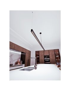 Tampa Lateral com Cabo de Alimentação e Rosácea de Teto HANOK Preto 2