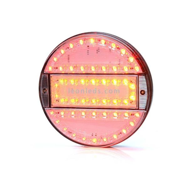 Era Redondo LED Luz Traseira 3 Funções 12/24V Abajur Transparente | Leon Iluminação LED