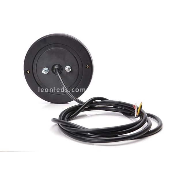 Piloto Trasero Redondo LED Was 3 Funciones 12/24V Tulipa Transparente | LeonLeds Iluminación