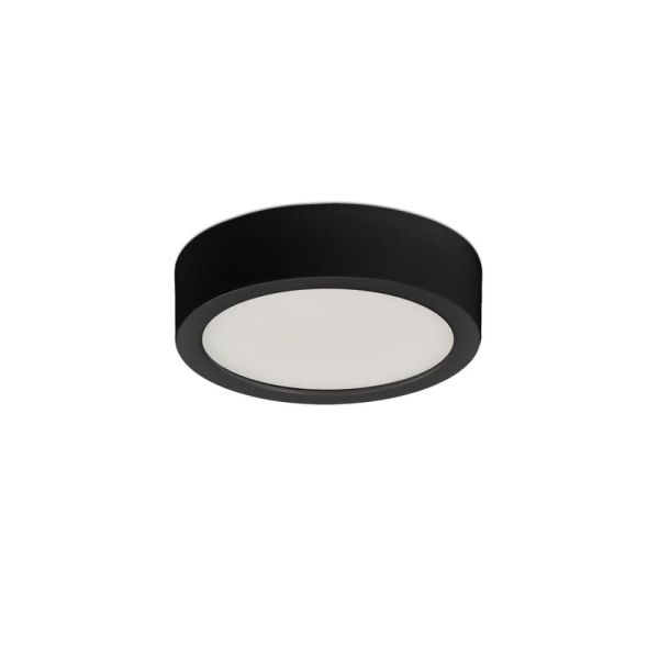 Plafon LED KORE 9cm Preto Texturizado, 6W 3000K-420lm/ 4000K-420lm