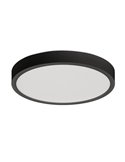 Plafon LED KORE 19cm Preto Texturizado, 18W 3000K-1450lm / 4000K-1450lm
