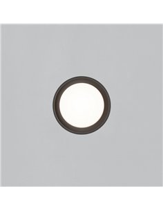 Aplique de teto ou parede exterior KUMA 16cm antracite texturizado, LED 10W 3000K 630lm, IP65 2