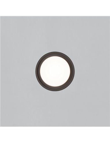 Plafonnier ou Applique d'Extérieur KUMA 16cm Anthracite Texturé, LED 10W 3000K 630lm, IP65