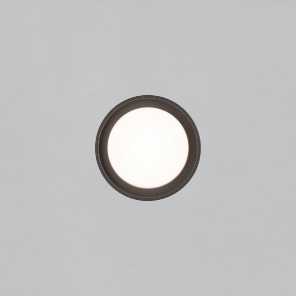 Plafonnier ou Applique d'Extérieur KUMA 16cm Anthracite Texturé, LED 10W 3000K 630lm, IP65