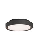 Plafonnier ou Applique d'Extérieur KUMA 25cm Anthracite Texturé, LED 14W 3000K 1060lm, IP65