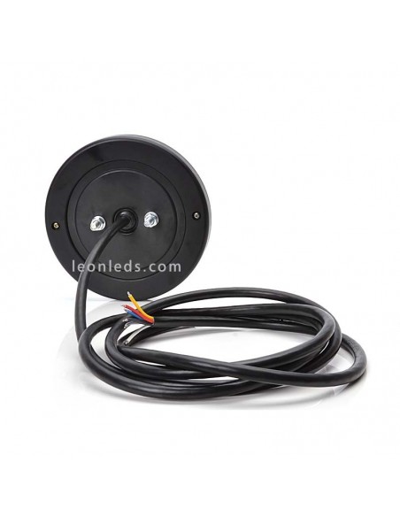 Piloto Trasero LED Redondo Was -5 Funciones- 12/24V para camiones | LeonLeds Iluminación