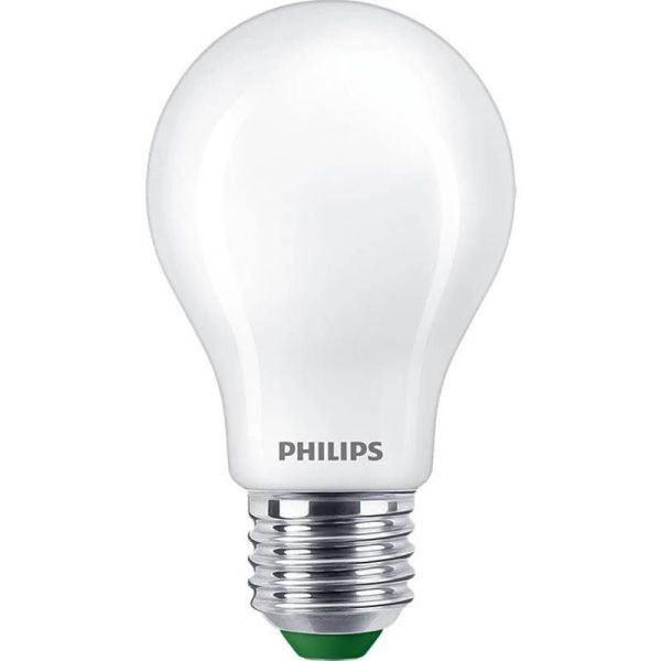 Bombilla LED Opaca A60 ultra eficiente 4W - 60W E27 Etiqueta Energética Clase A Philips | LeonLeds