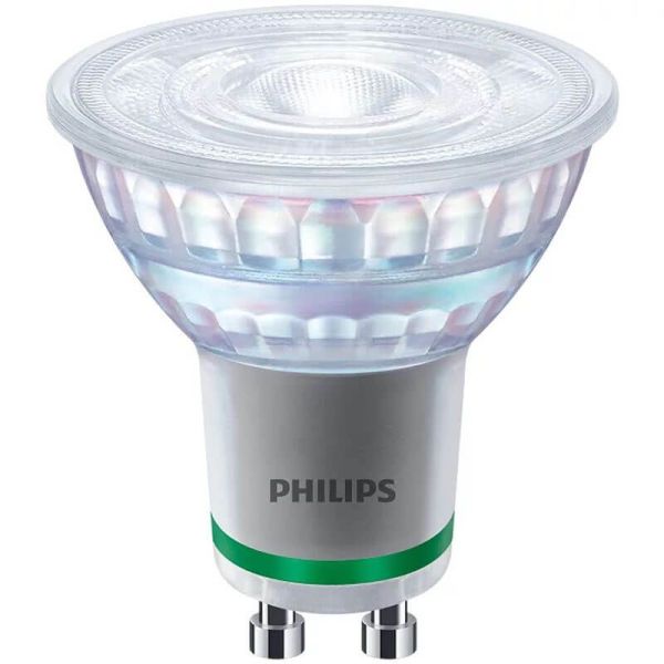 Bombilla LED GU10 CLA Ultra Eficiente 2,1W - Equivalente a 50W, 36º, 375Lm, Etiqueta Energética B
