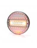 Was Round LED Feu Arrière -5 Fonctions- 12/24V pour camions | Éclairage LeonLeds