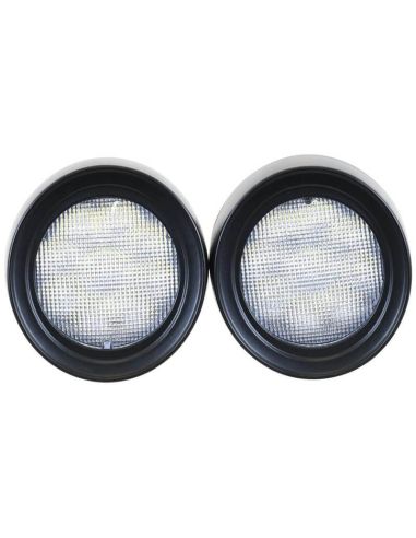 Luz de trabalho LED redonda 4950 lúmens, classe 5, 10-30V, pacote de 2 unidades para Fendt VARIO